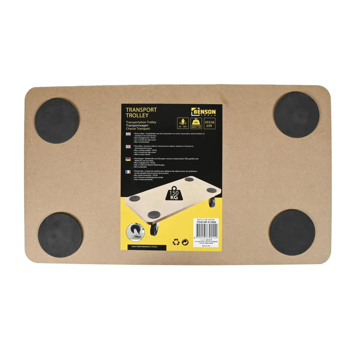 Benson Tools Transport trolley 45 x 26 cm 150 kg