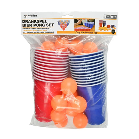 Benson Products Drankspel bier pong set 48-delig