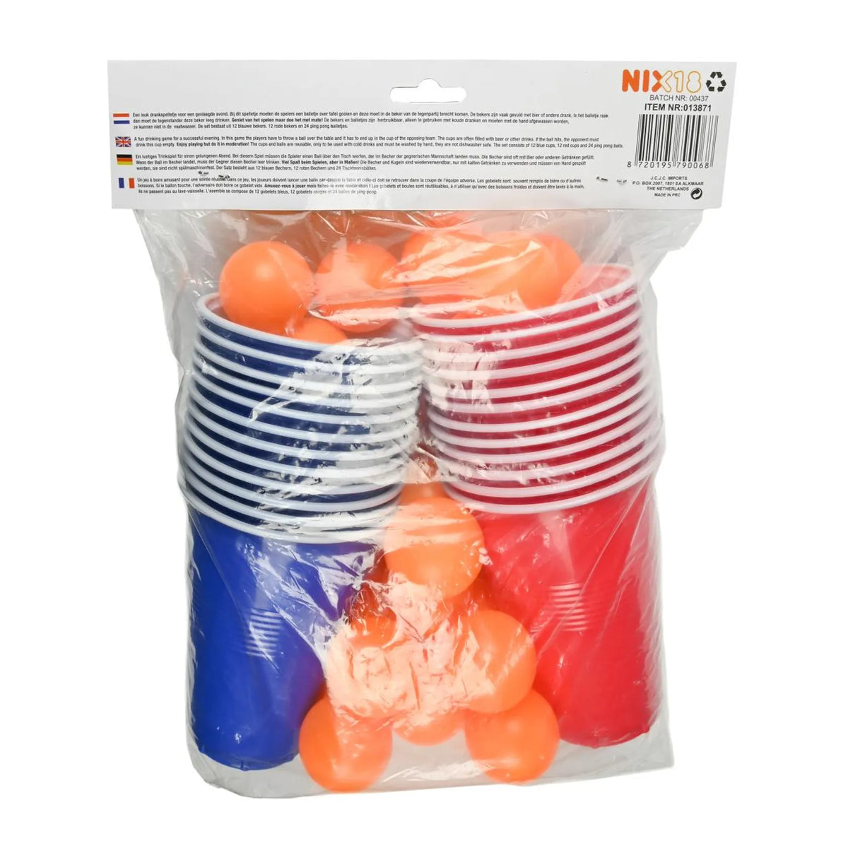 Benson Products Drankspel bier pong set 48-delig