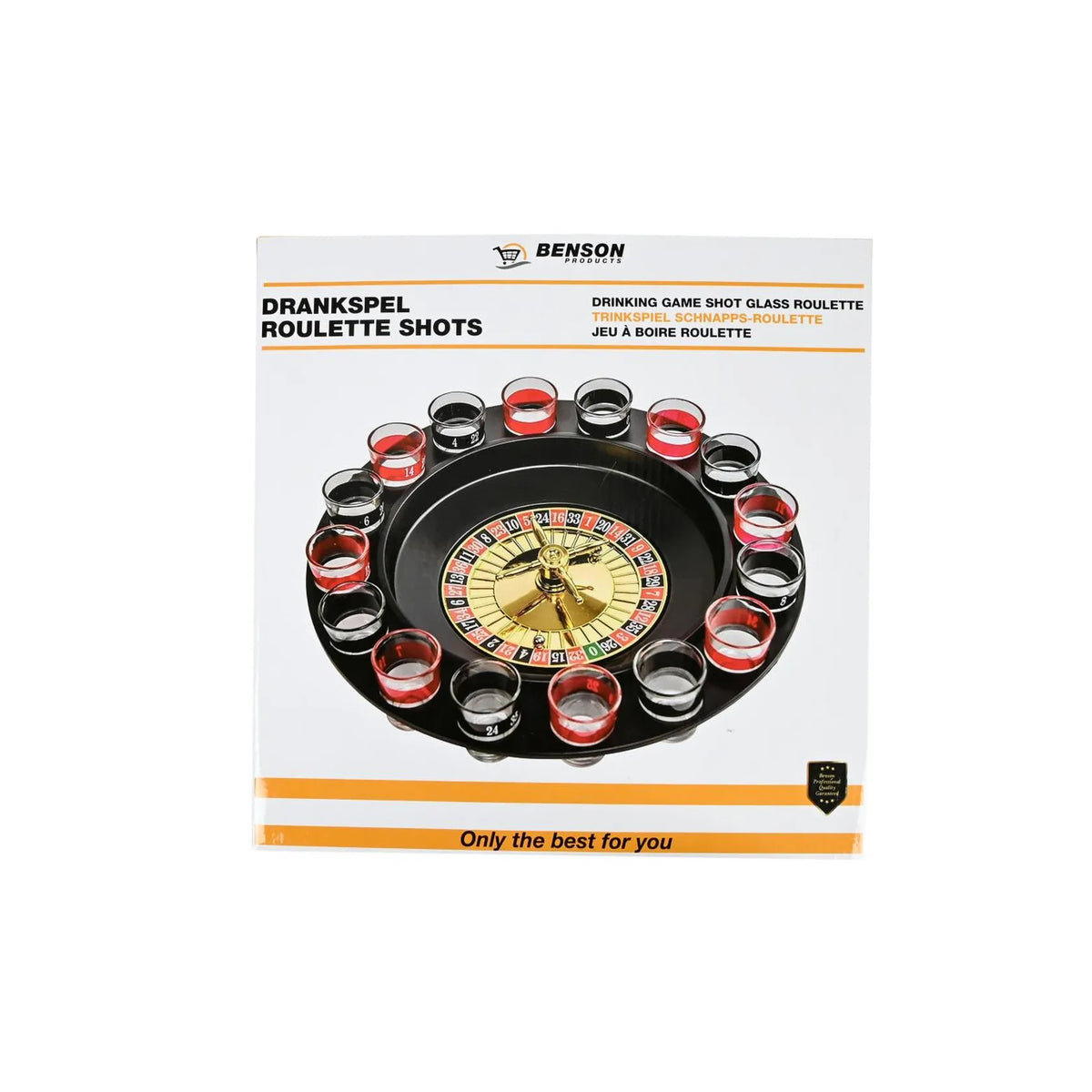 Benson Products Drankspel roulette shots