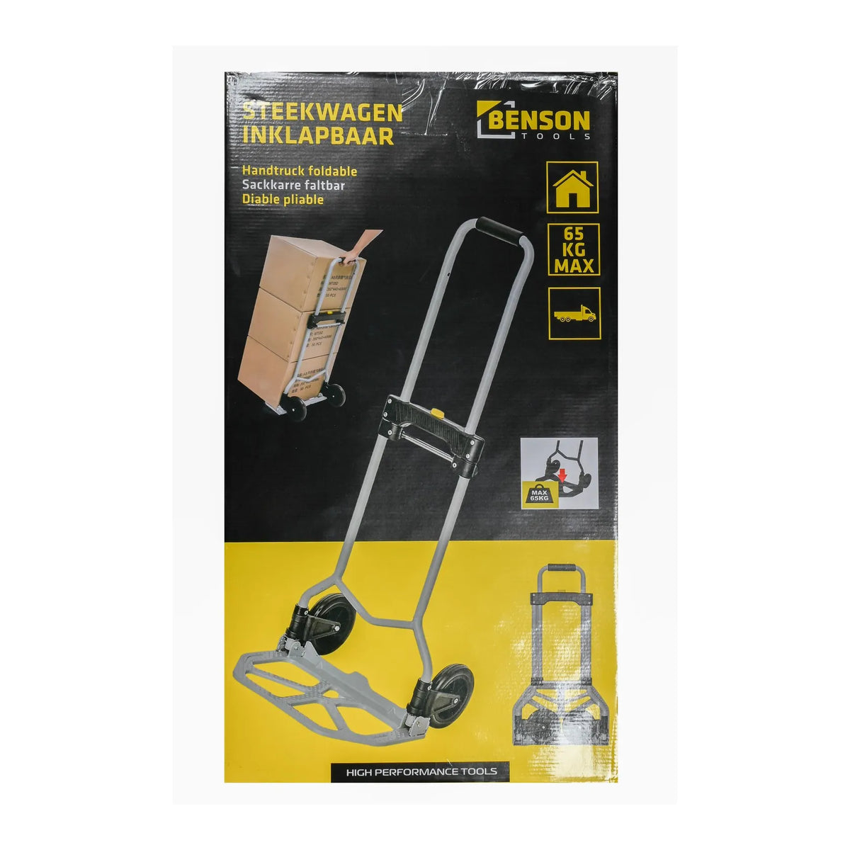 Benson Tools Steekwagen opklapbaar 65 kg