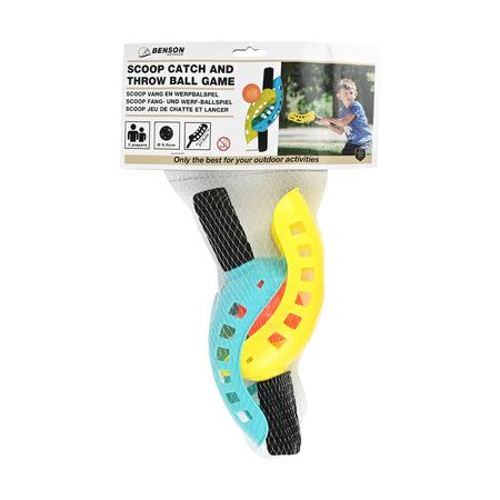 Benson Outdoor Scoop vang en werpbalspel 3 dlg