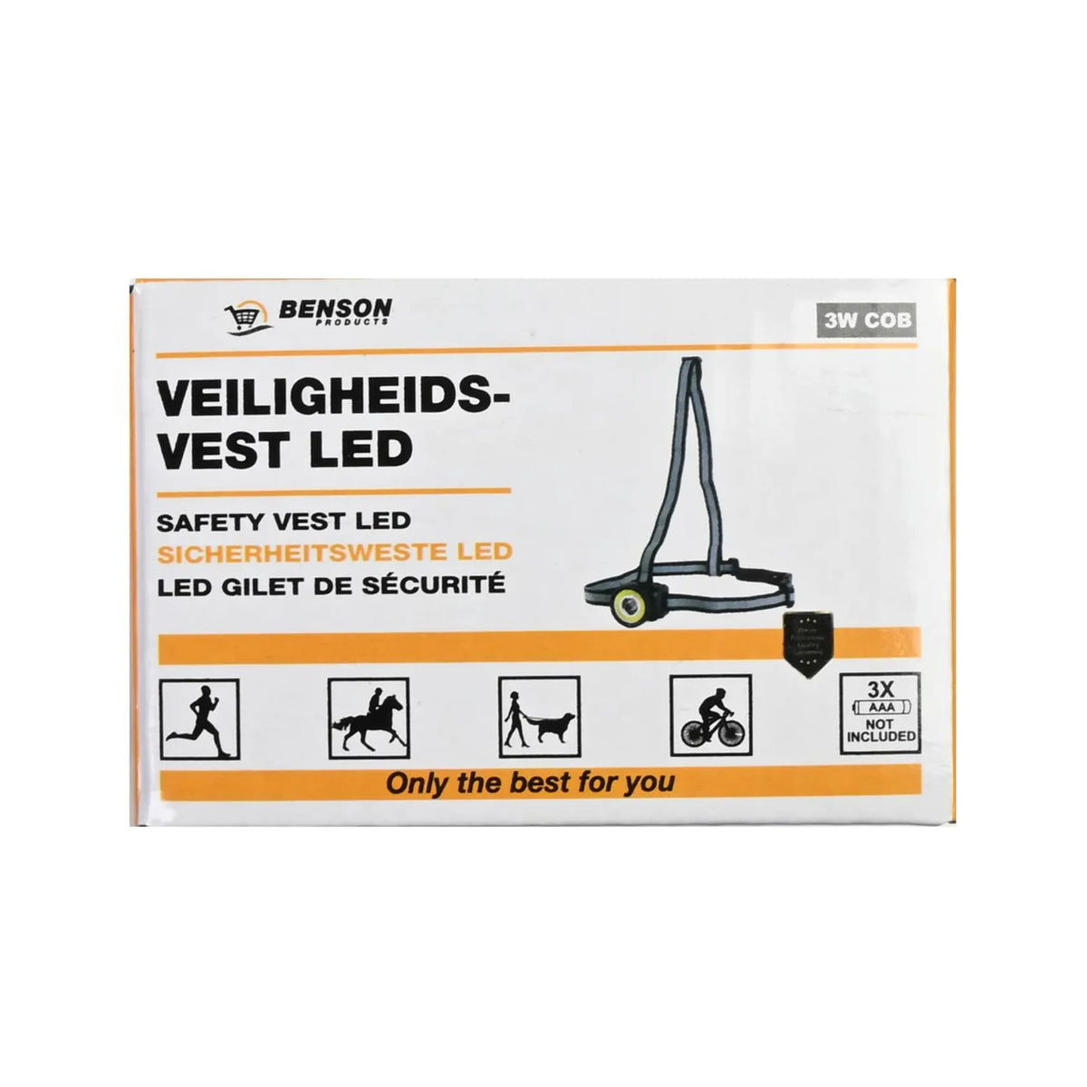 Benson Products Veiligheidsvest COB LED