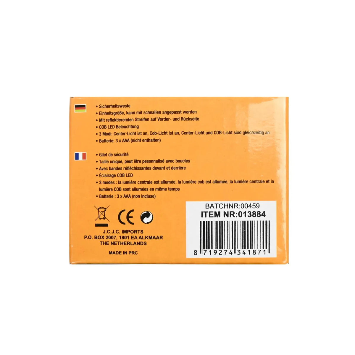Benson Products Veiligheidsvest COB LED