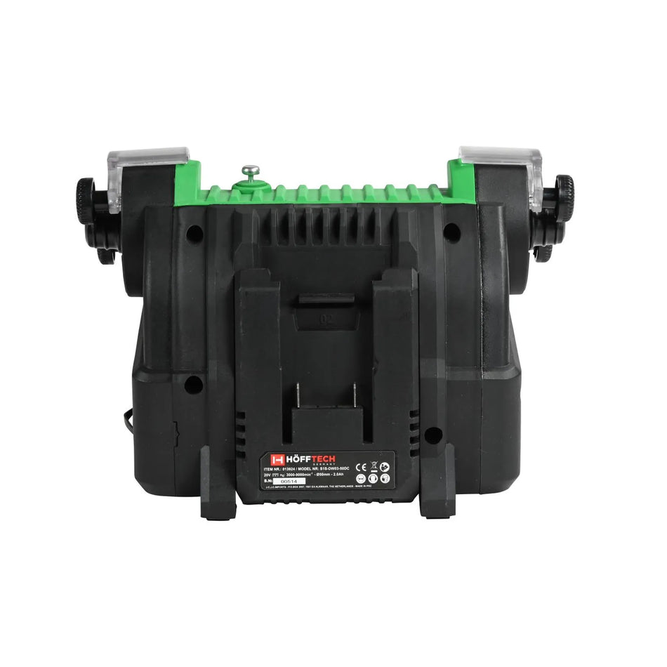 Höfftech Accu slijpmachine 20V 2 Ah dubbel multifunctioneel