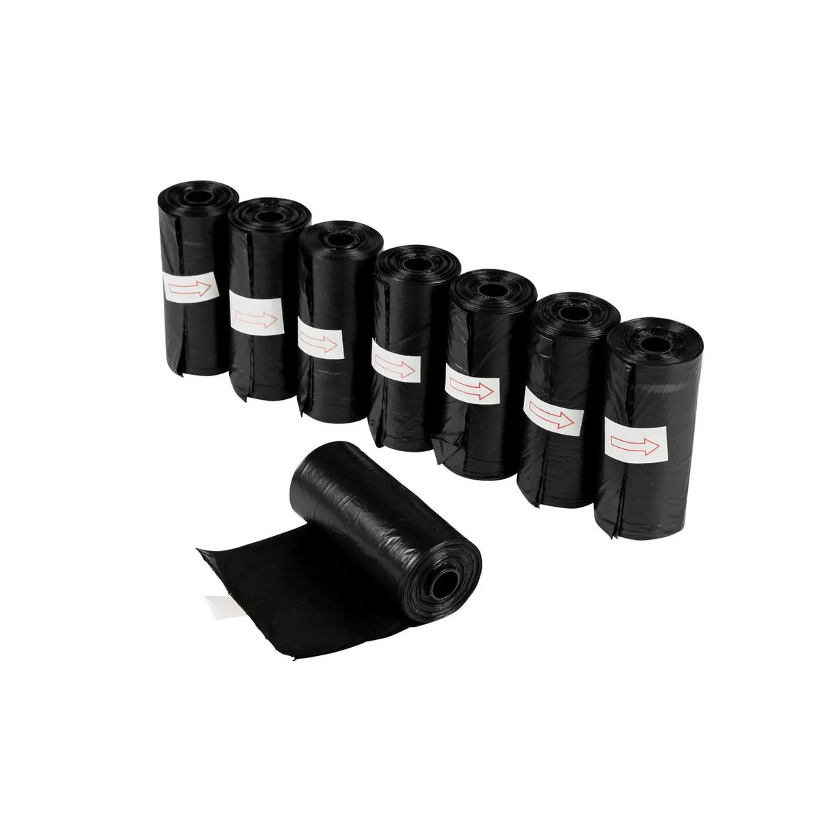 Benson Products Hondenpoepzakjes 8 x 15 dlg zwart