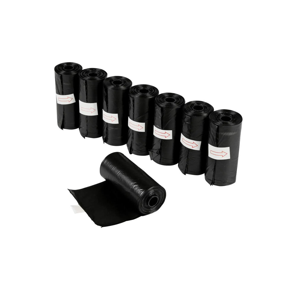 Benson Products Hondenpoepzakjes 8 x 15 dlg zwart