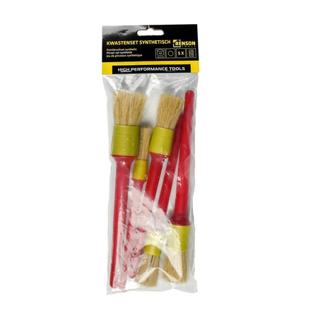 Benson Tools Kwastenset synthetisch 5 dlg rond