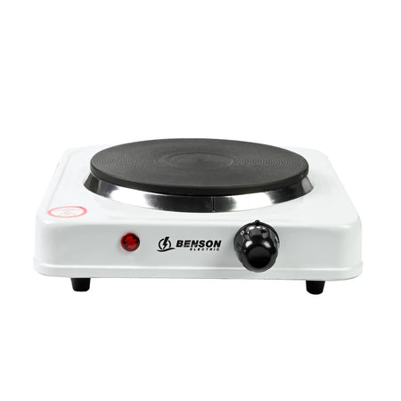 Benson Electric Kookplaat enkel wit 1000W actie