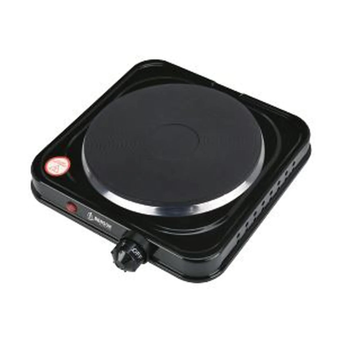 Benson Electric Kookplaat enkel zwart 1000W