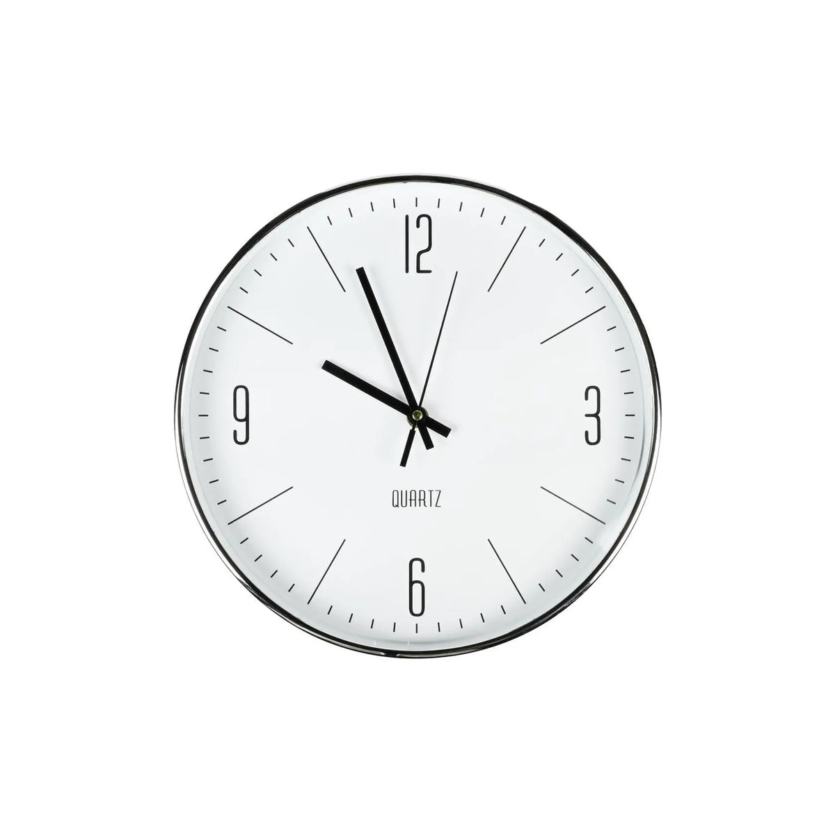 Benson Wandklok 30 cm zilver