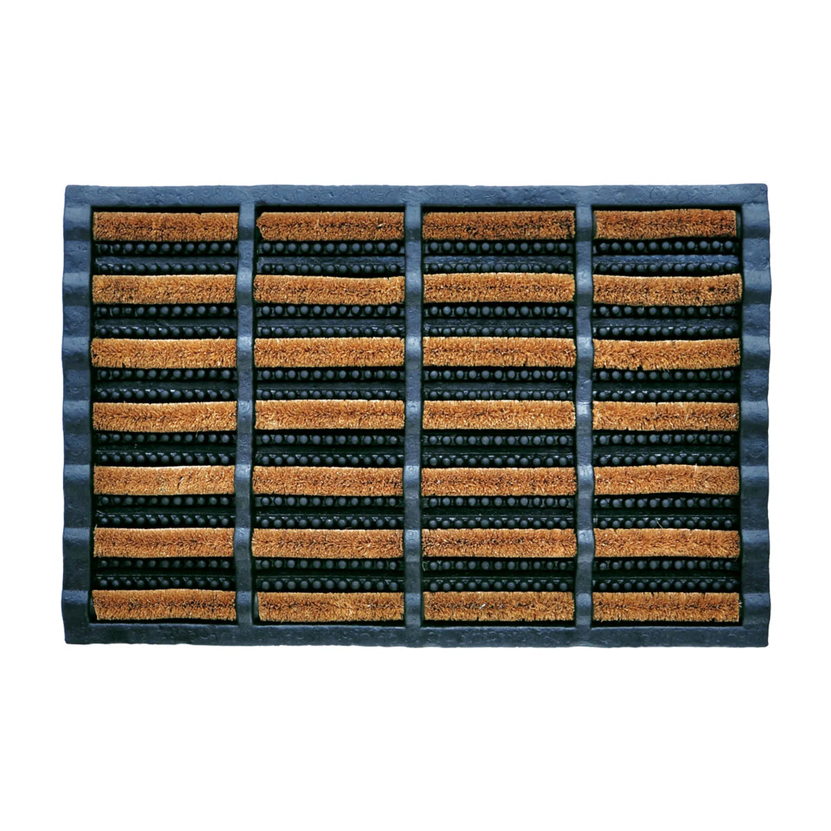 Handelsonderneming Diverza Borstelmat kokos + rubber 40 x 60 cm
