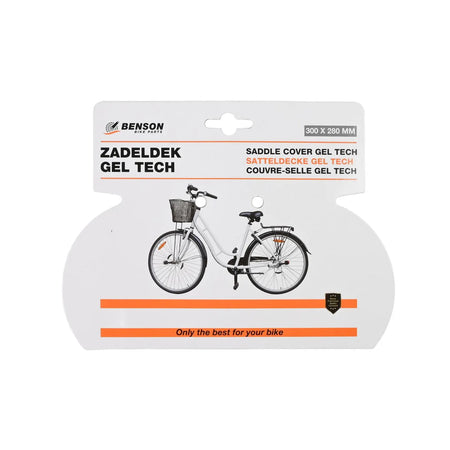 Benson Bike Parts Zadeldek gel tech reflectie