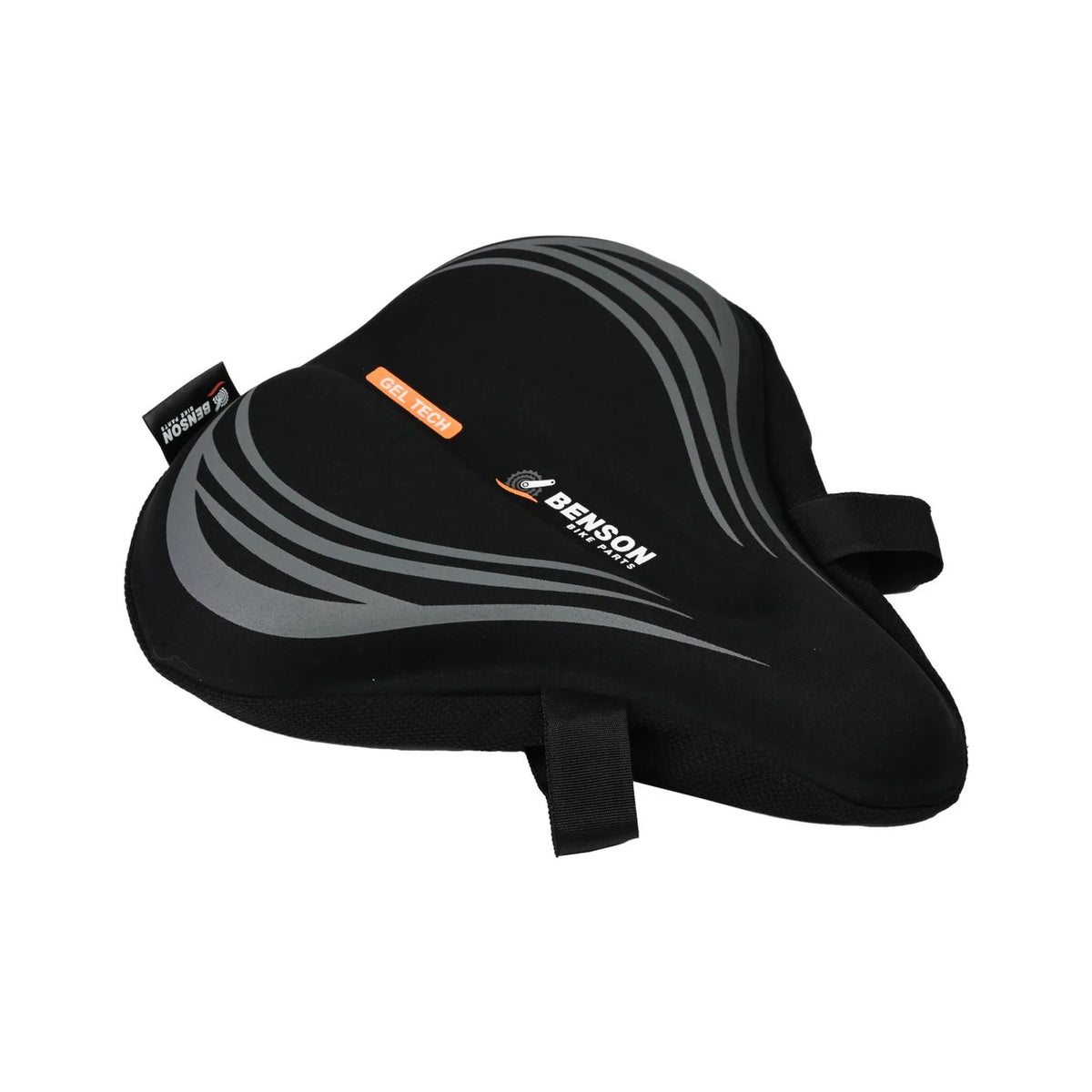 Benson Bike Parts Zadeldek gel tech reflectie
