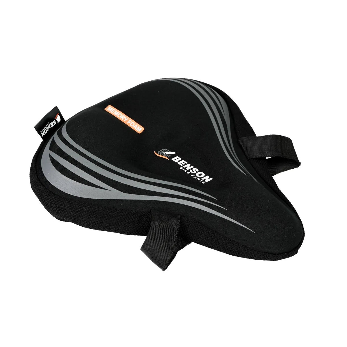 Benson Bike Parts Zadeldek memory foam reflectie