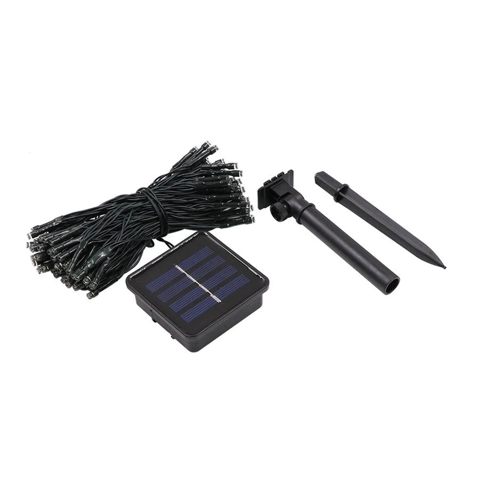 Benson Garden Deco lichtsnoer solar wit 100 LED 12 mtr IP44