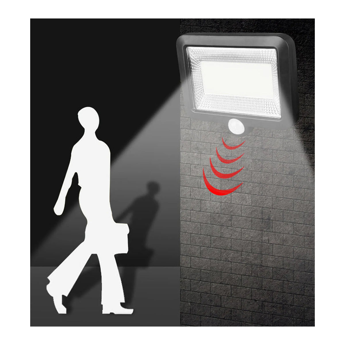 Höfftech LED straler solar + sensor