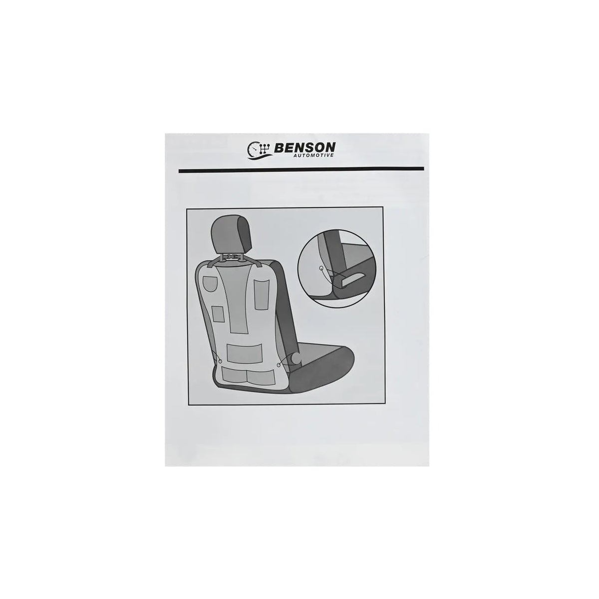 Benson Automotive Autostoel organizer + koelvak 64 x 41 cm