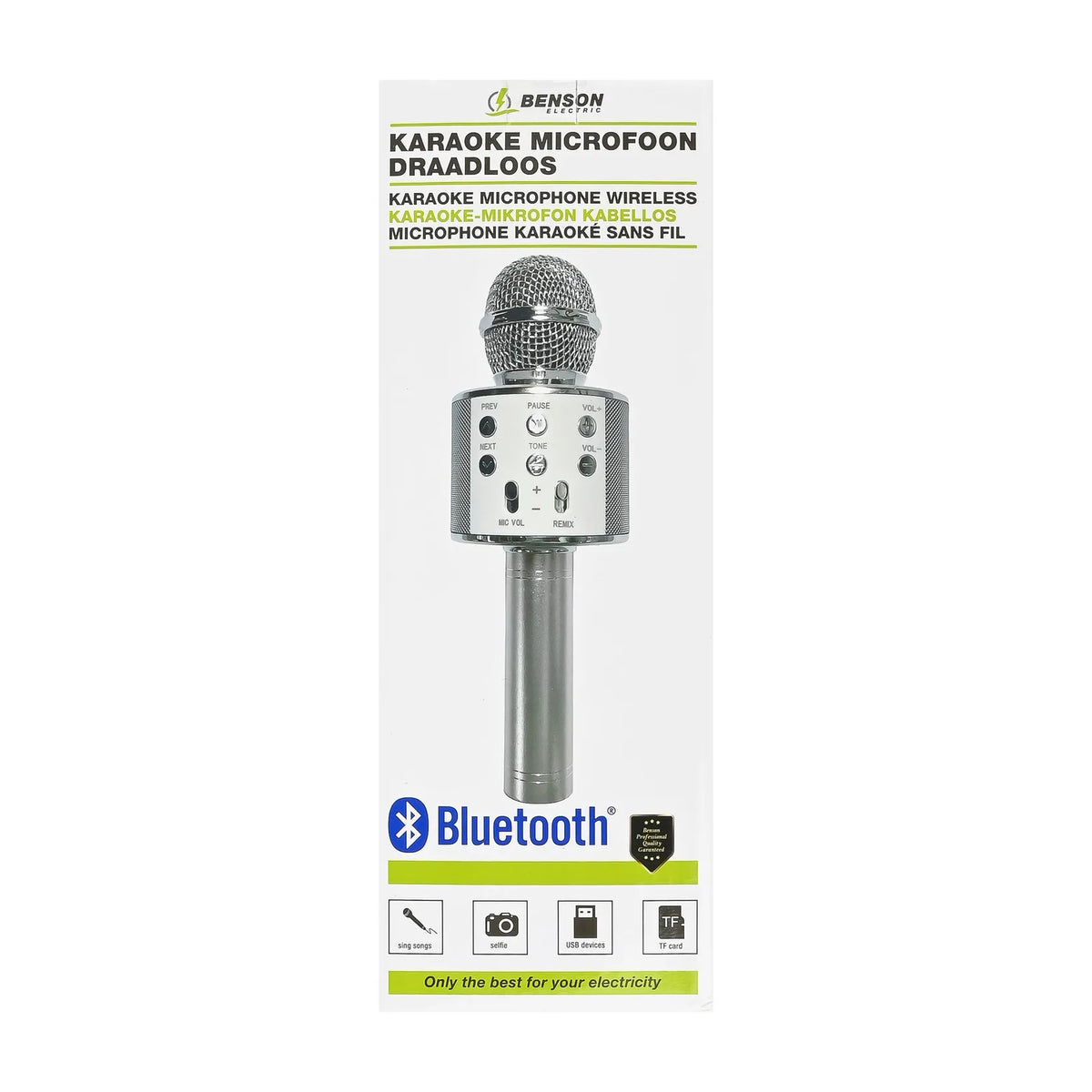 Benson Electric Karaoke microfoon draadloos
