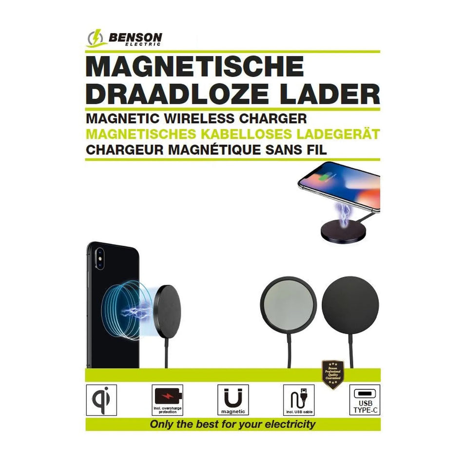Benson Electric Lader draadloos magnetisch