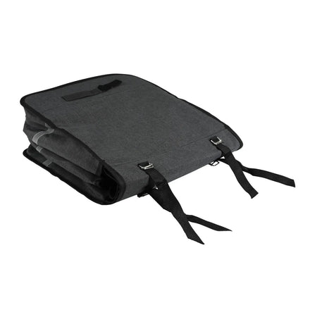 Lastpak Fietstas dubbel 35 ltr canvas grijs