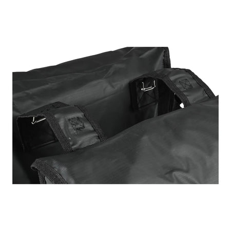 Lastpak Fietstas dubbel 35 ltr bisonyl mat zwart