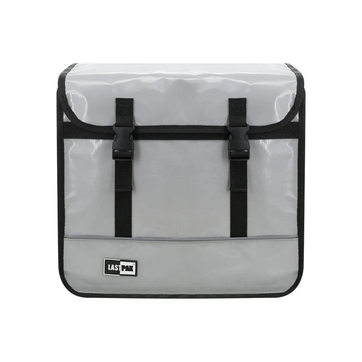 Lastpak Fietstas dubbel 35 ltr bisonyl nardo grijs