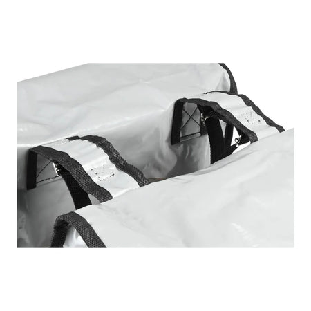 Lastpak Fietstas dubbel 35 ltr bisonyl nardo grijs