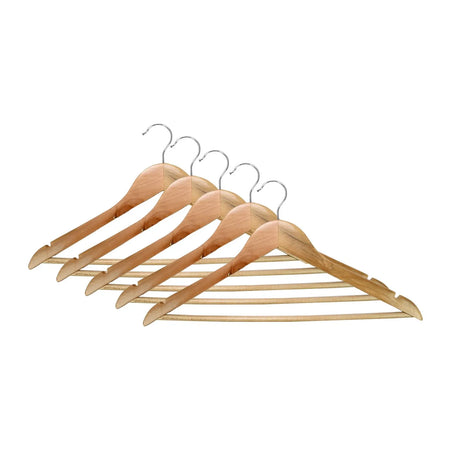 Benson Kledinghangers 5 dlg hout