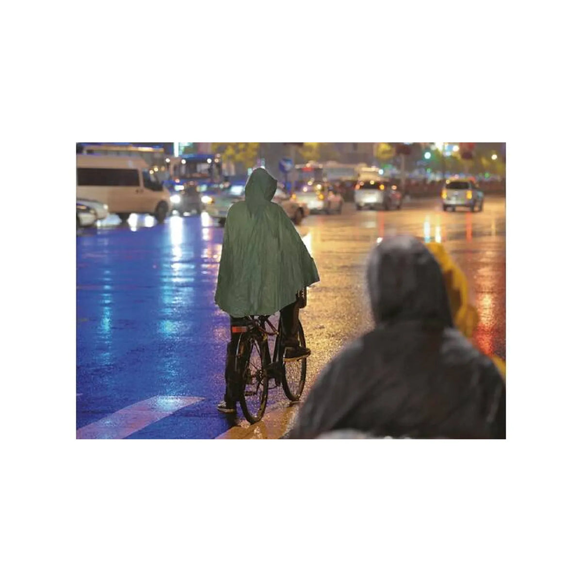 Benson Outdoor Poncho herbruikbaar groen