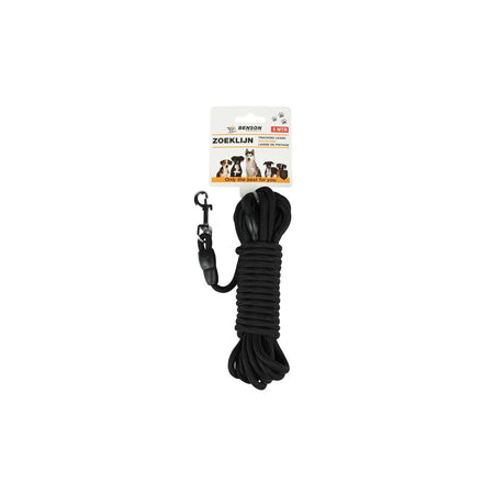 Benson Products Zoeklijn hond 5 mtr zwart