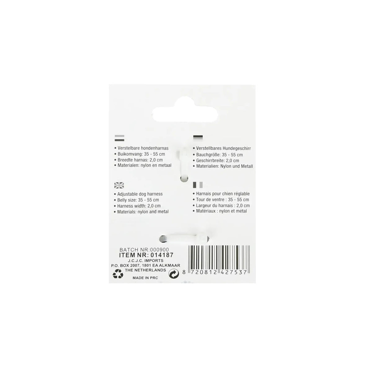 Benson Products Hondentuig maat M zwart