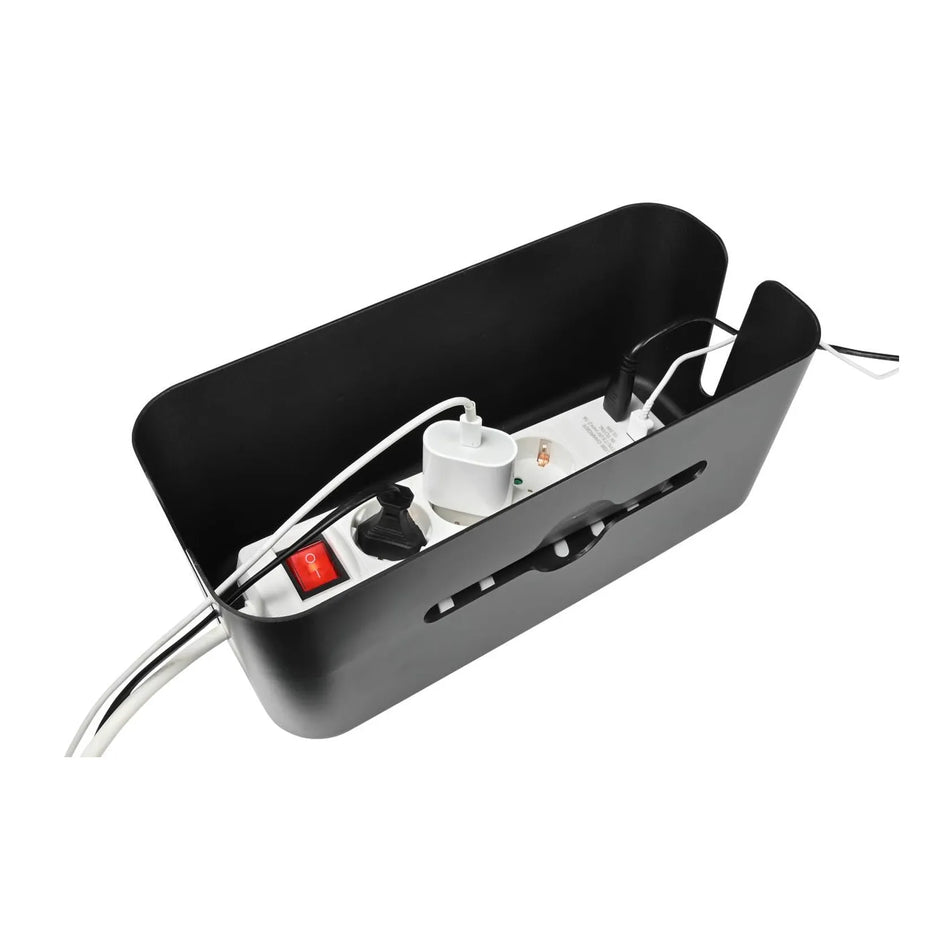 Benson Kabelmanagementbox 31 x 13.5 x 13 cm zwart