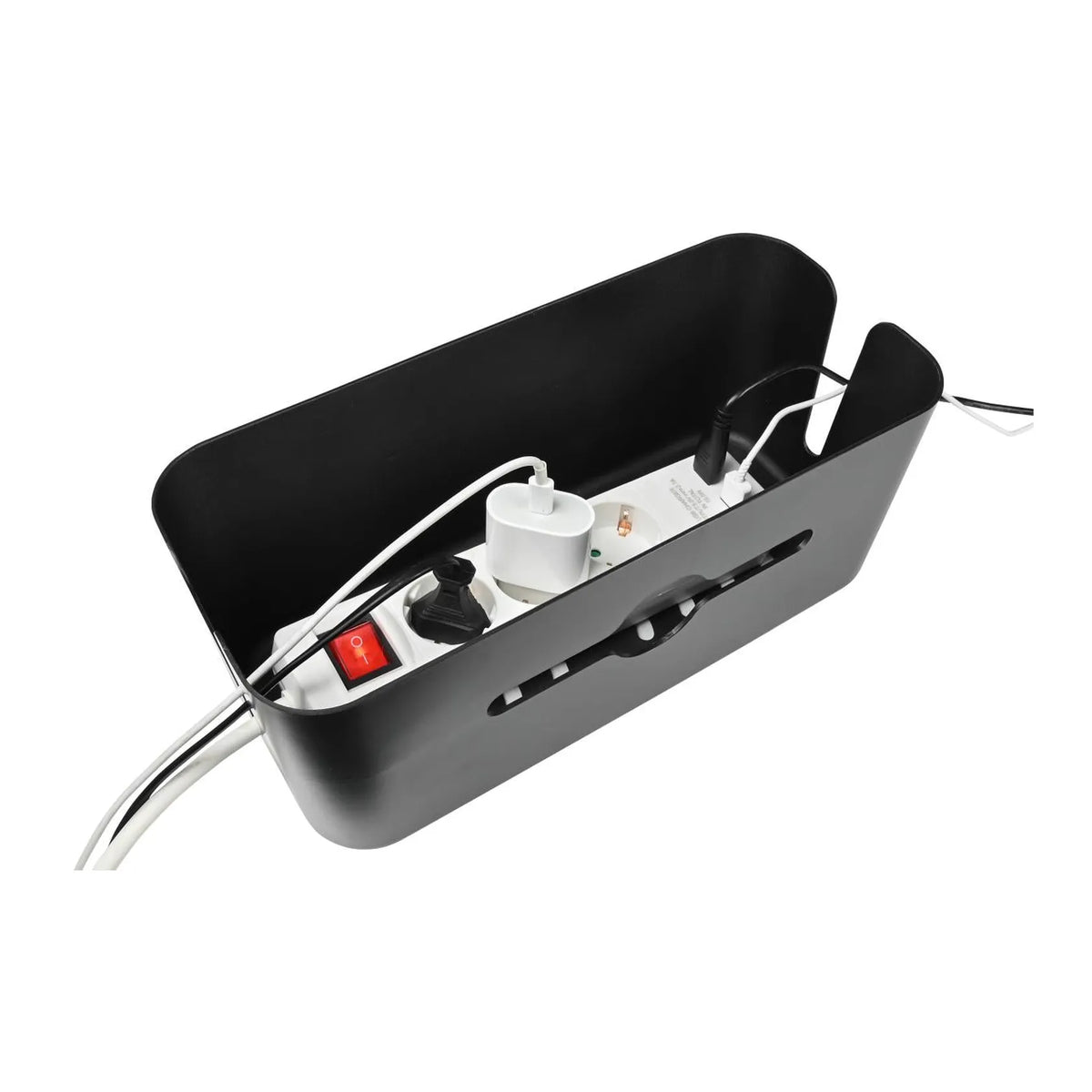 Benson Kabelmanagementbox 31 x 13.5 x 13 cm zwart
