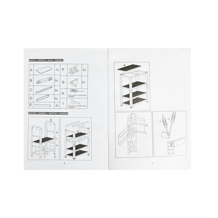 Benson Tools Stelling kast / opbergrek 160 x 80 x 40 cm 80 kg