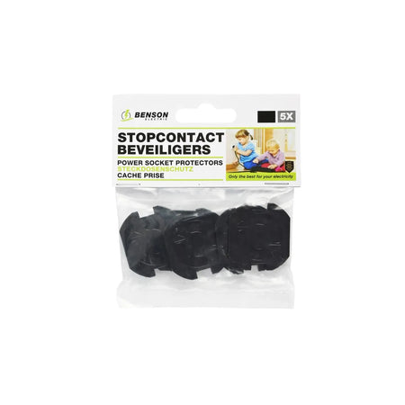 Benson Electric Stopcontactbeveiligers 5 dlg zwart