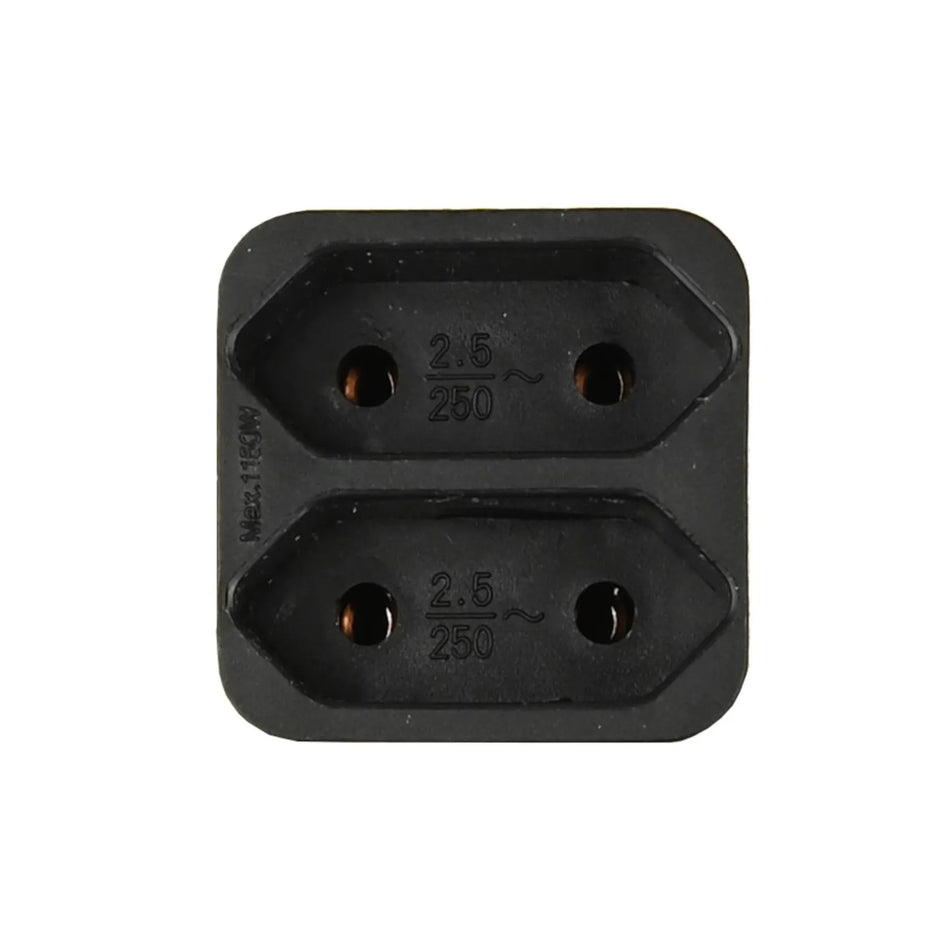 Benson Electric Stekker duplo zwart