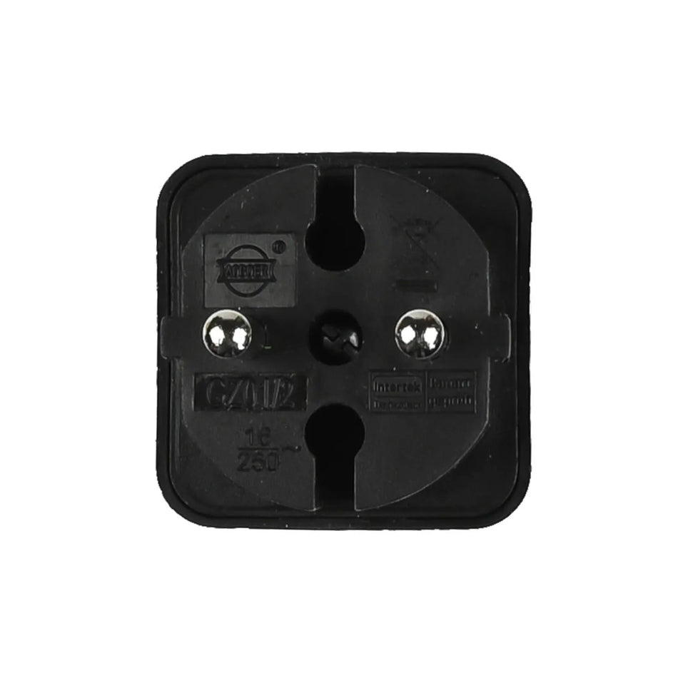 Benson Electric Stekker duplo zwart