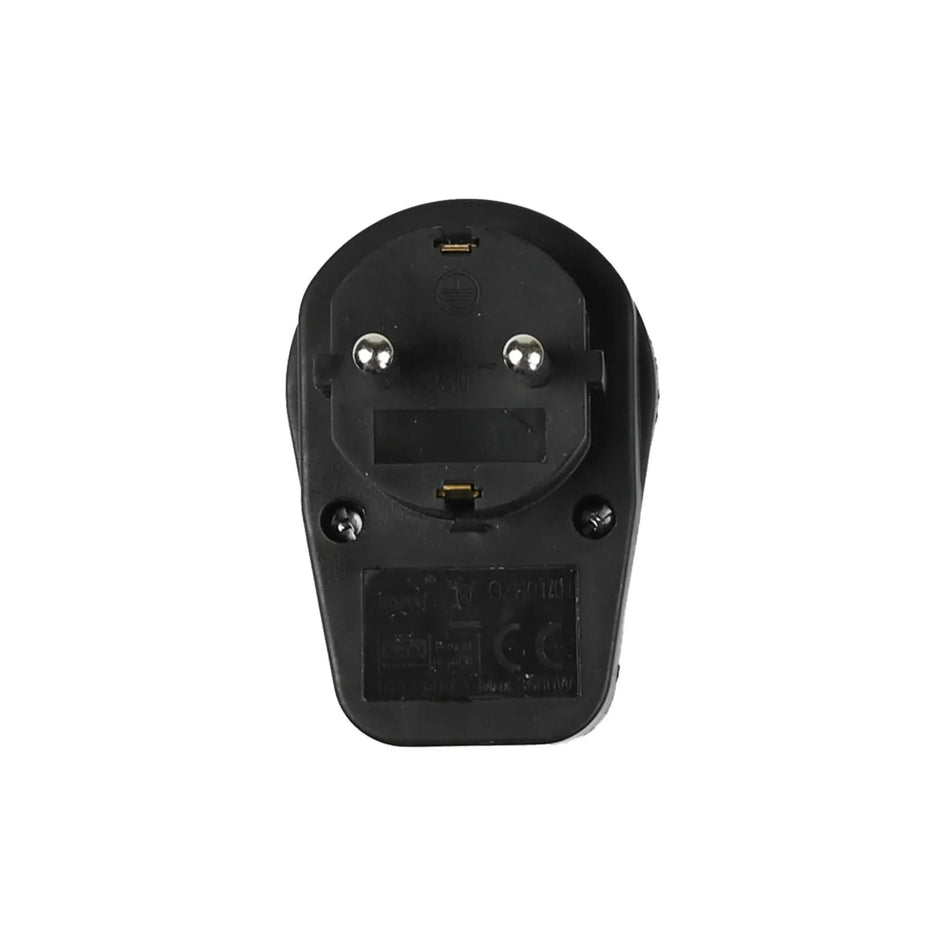 Benson Electric Stopcontact RA + schakelaar zwart