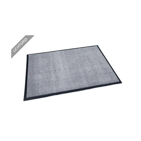 Benson Deurmat schoonloop 90 x 150 cm lichtgrijs uni