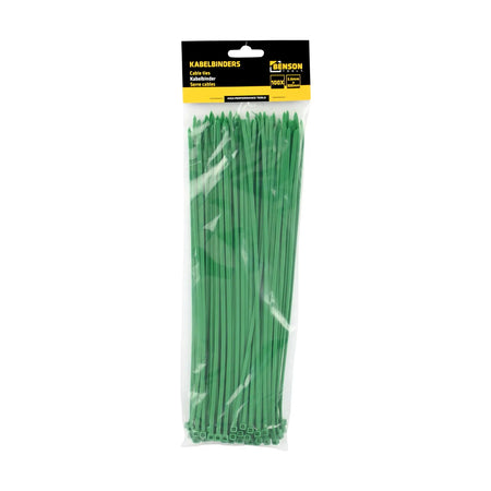 Höfftech Kabelbinders 3,6 x 300 mm 100 dlg groen