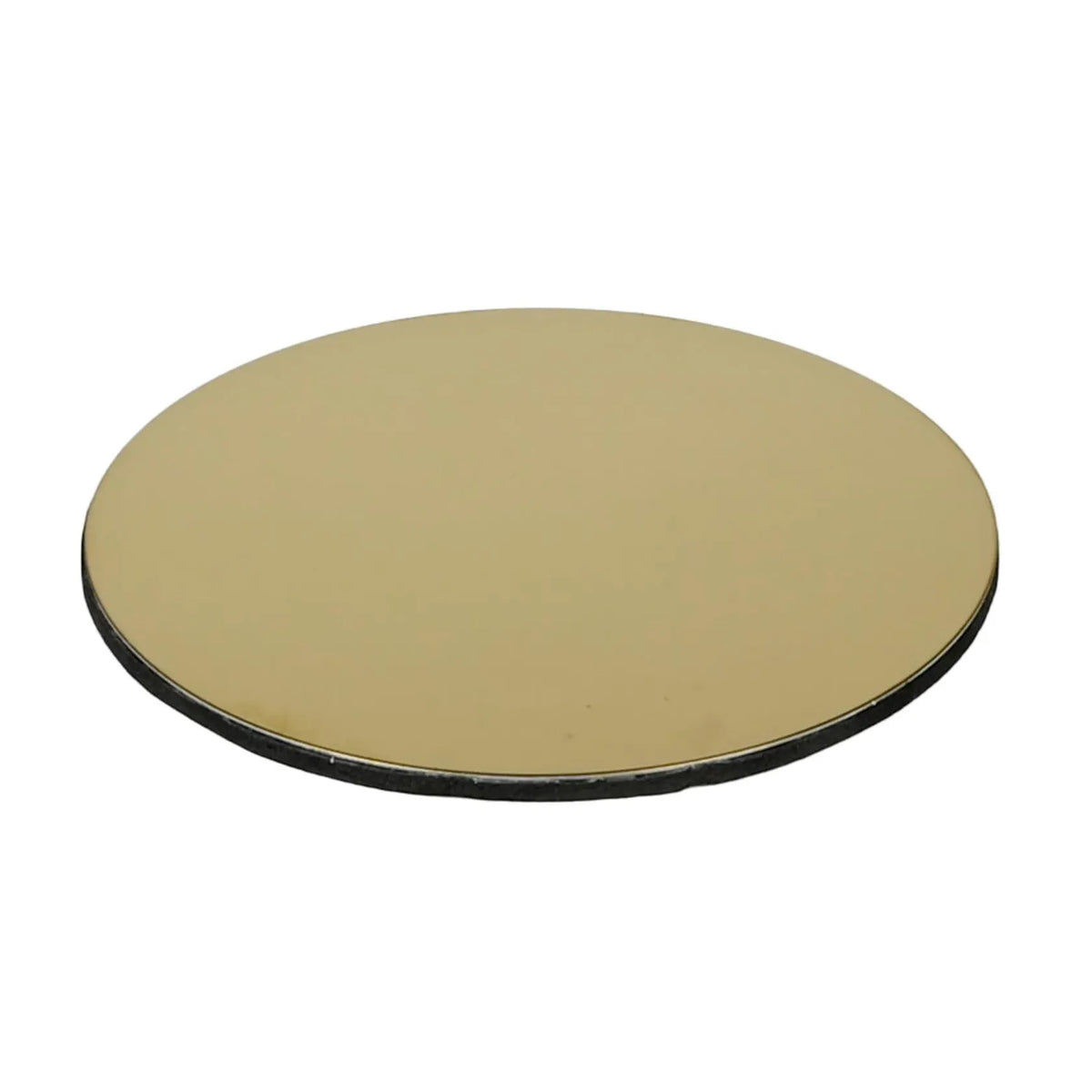 Benson Onderzetters goud RVS 8,5 cm 6 dlg + houder