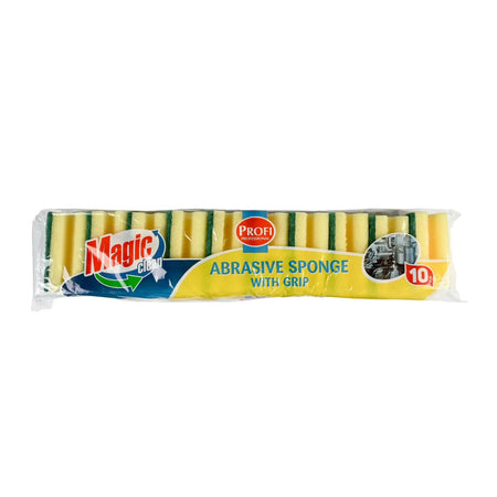 Magic Schuurspons met grip klein actie 10 dlg