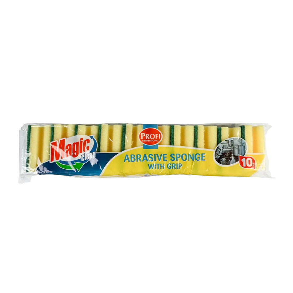 Magic Schuurspons met grip klein actie 10 dlg