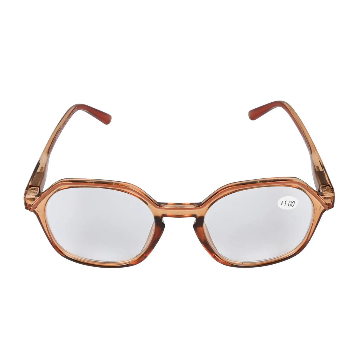 Benson Optics Leesbril Milaan transparant bruin display