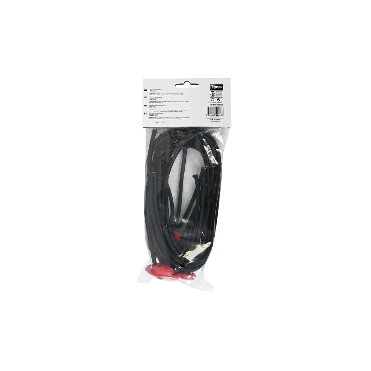 Benson Tools Elastiek met snelsluiting 5 mm x 60 cm 8 dlg