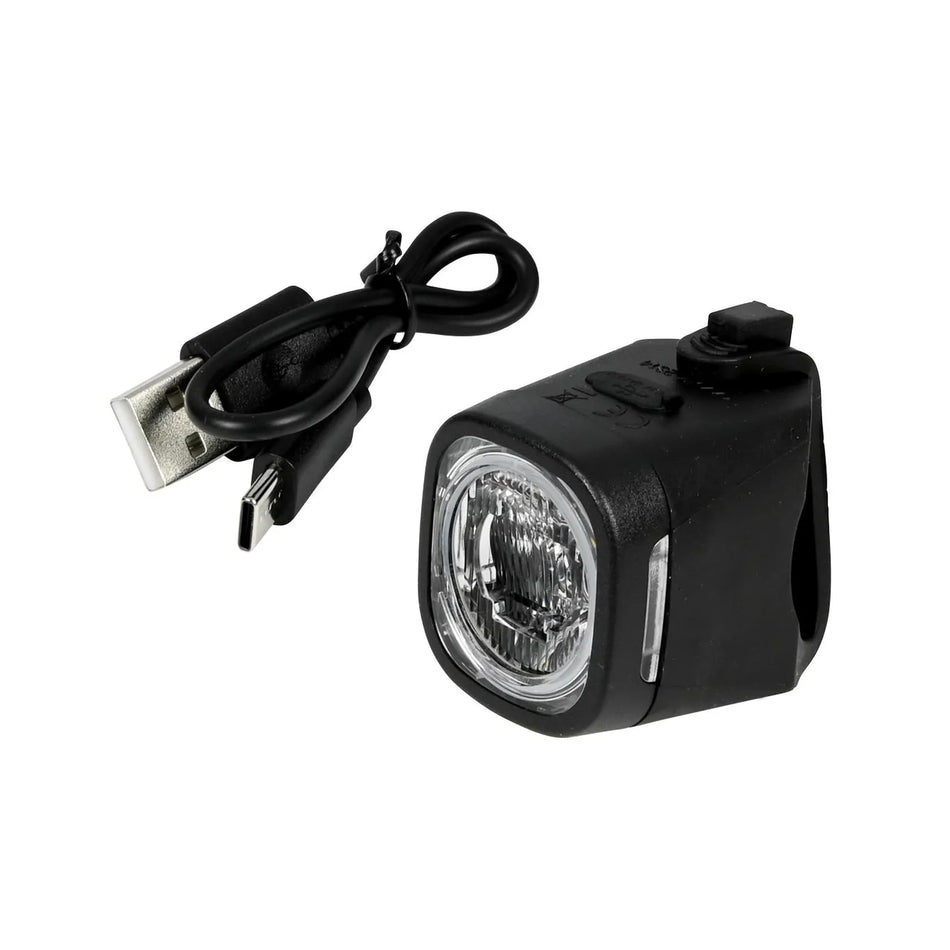 Benson Bike Parts Fietslamp LED USB oplaadbaar wit
