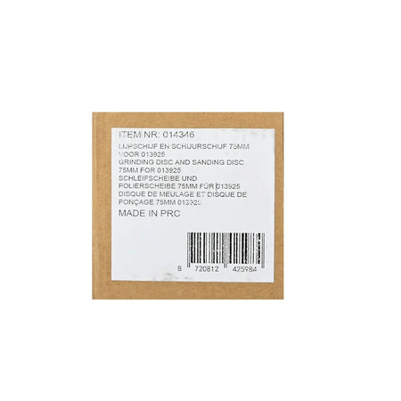 Benson Tools Slijpschijf en schuurschijf 75 mm voor 013925