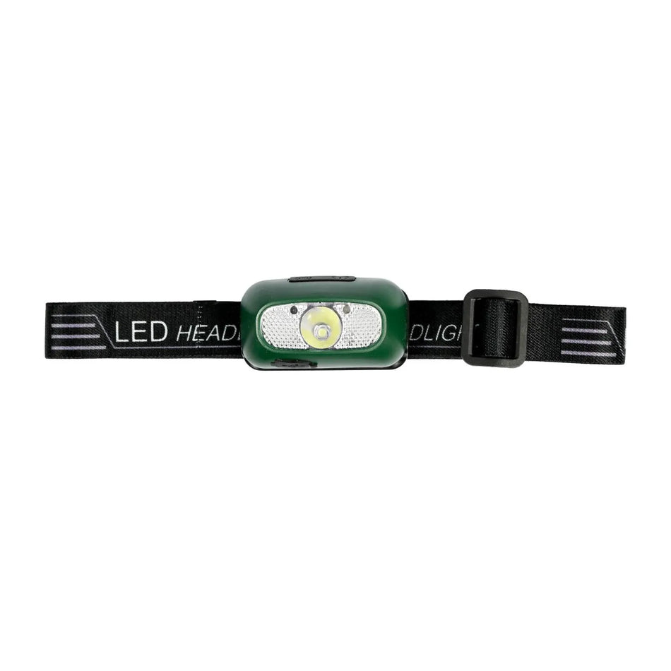 Höfftech Hoofdlamp met sensor + oplaadbaar