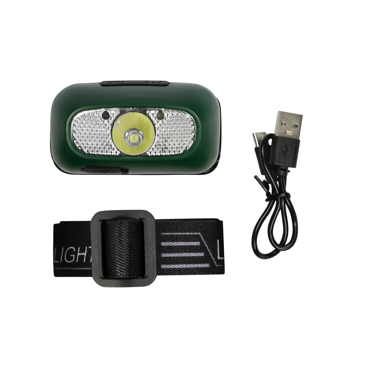 Höfftech Hoofdlamp met sensor + oplaadbaar